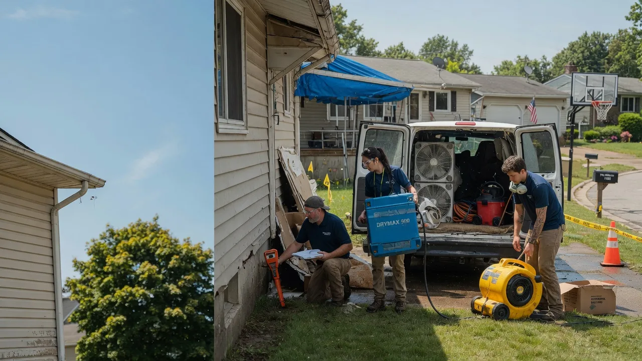 Ceiling Leak Cleanup in Kingsbury, IN near me